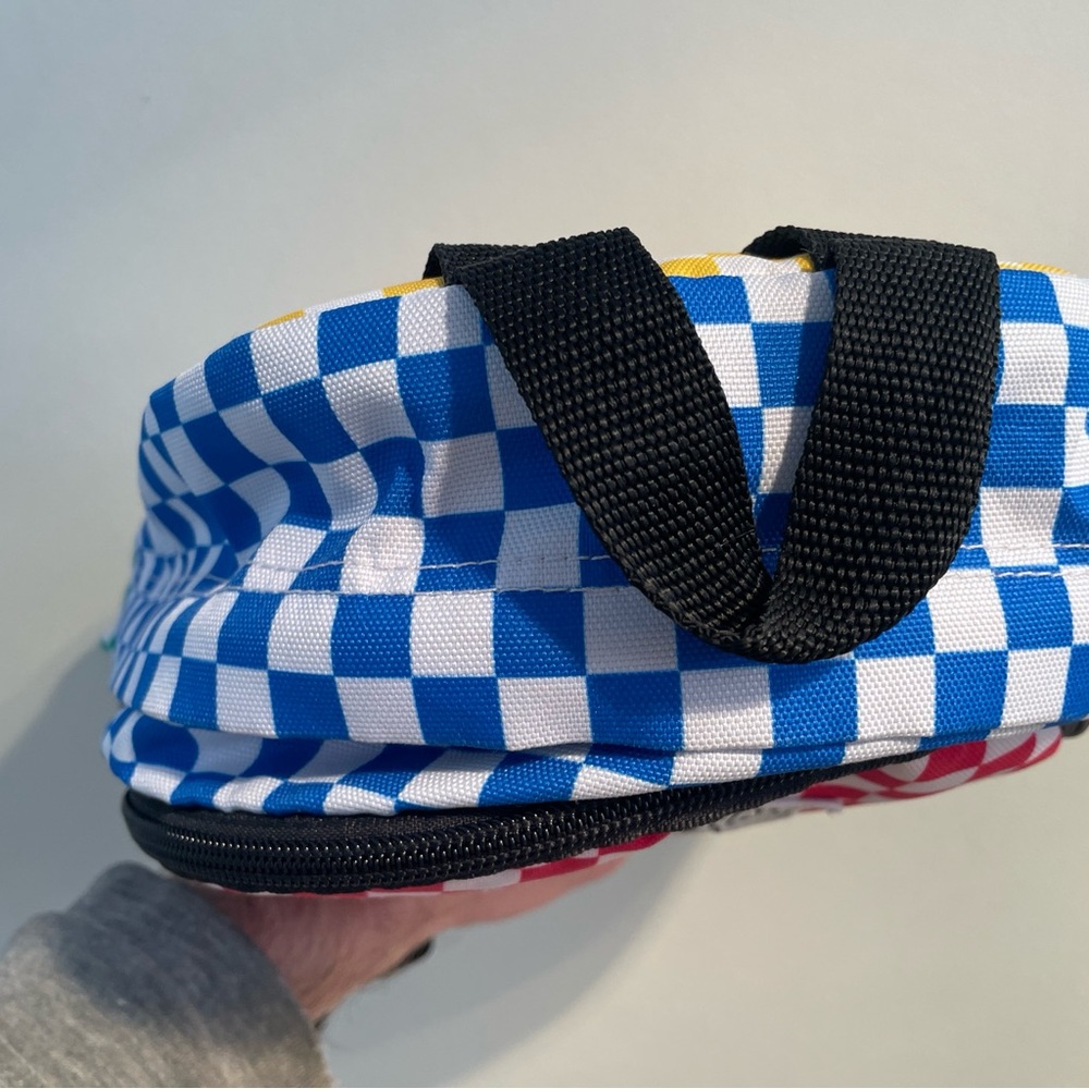 VANS Realm Rainbow Backpack Checkerboard Multi Color Block w/Laptop Pocket - Picture 8 of 8